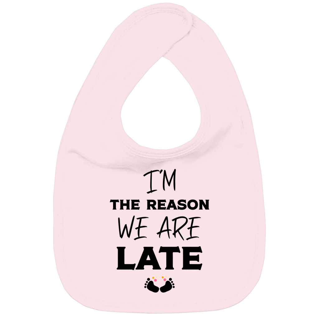 Baby Bio Lätzchen - Ich bin der Grund für die Verspätung