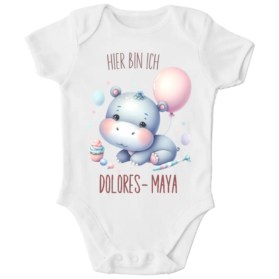 Baby Bio Body - Hippo mit Cupcake