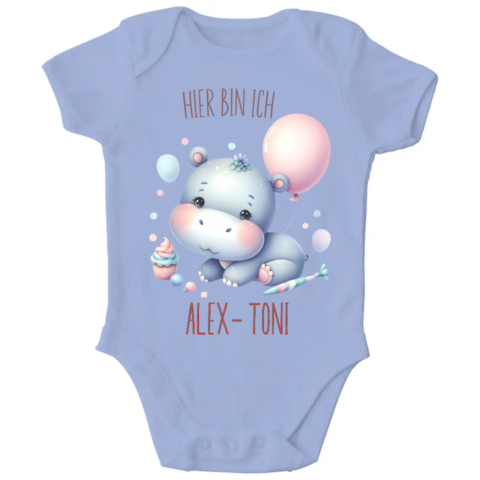 Baby Bio Body - Hippo mit Cupcake
