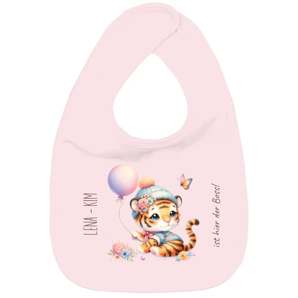 Baby Bio Lätzchen - Kätzchen mit Mütze