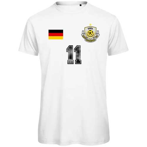 Herren Premium Bio T-Shirt Papa/ Opa zum ersten mal während der EM