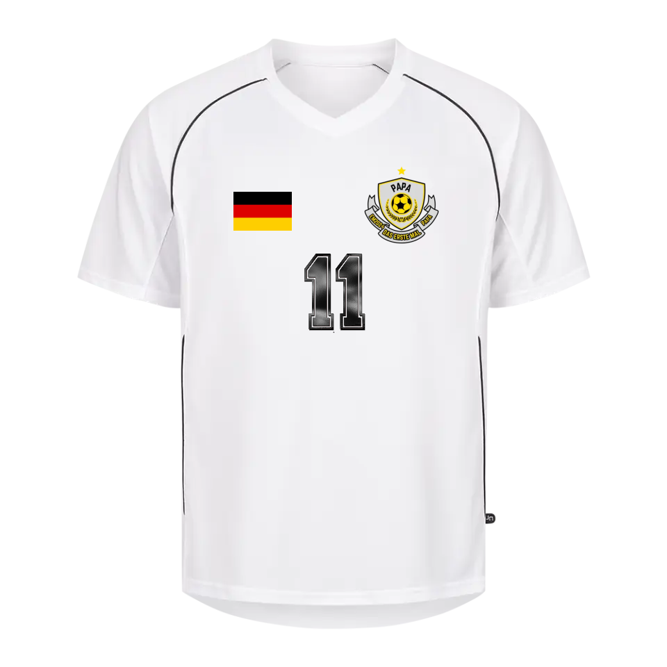Das erste Mal Papa/ Opa - EM 2024 Trikot (Funktions Shirt)
