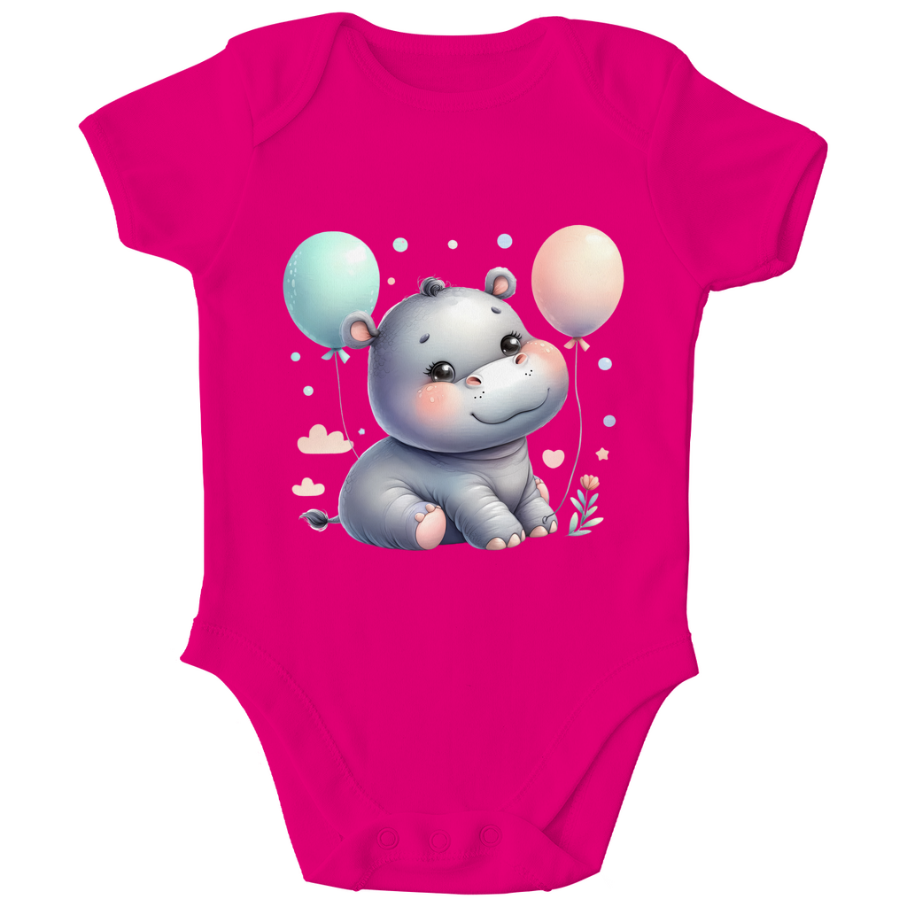 Baby Bio Body - Hippo mit Ballon