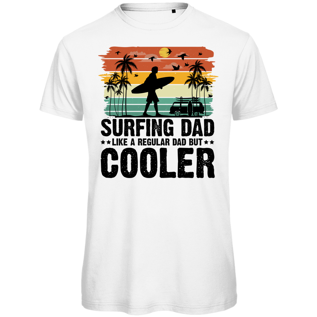 Herren Premium Bio T-Shirt Surfer Dad