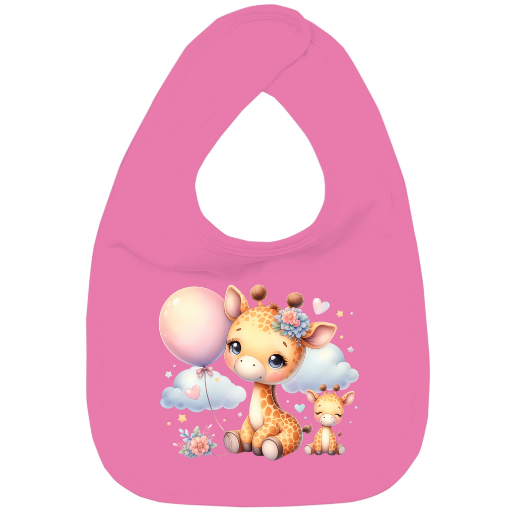 Baby Bio Lätzchen - Giraffe mit Ballon