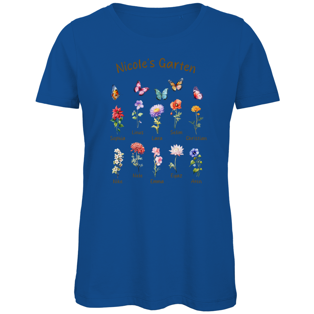 Blumengarten - Damen Premium Bio T-Shirt