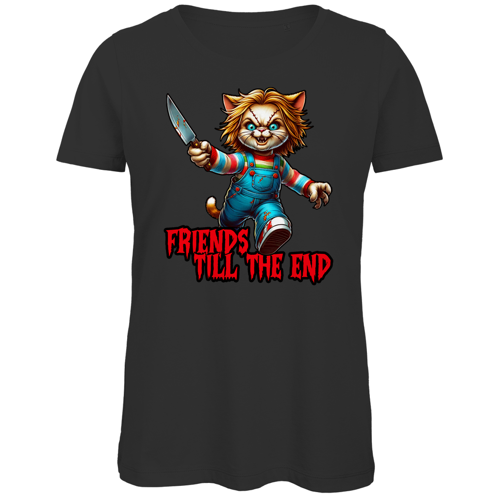 Damen Premium Bio T-Shirt Freunde bis zum Ende