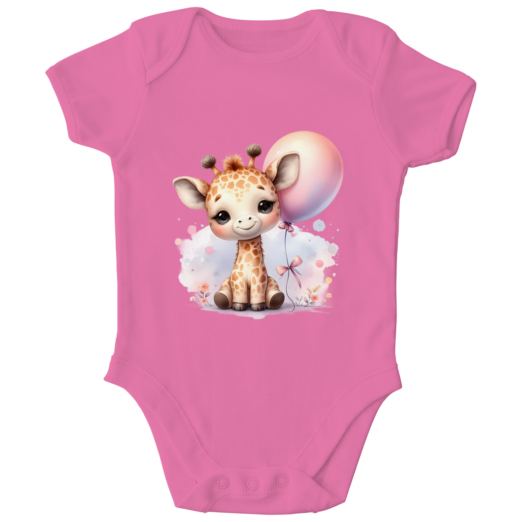 Baby Bio Body - Giraffenbaby mit Ballon