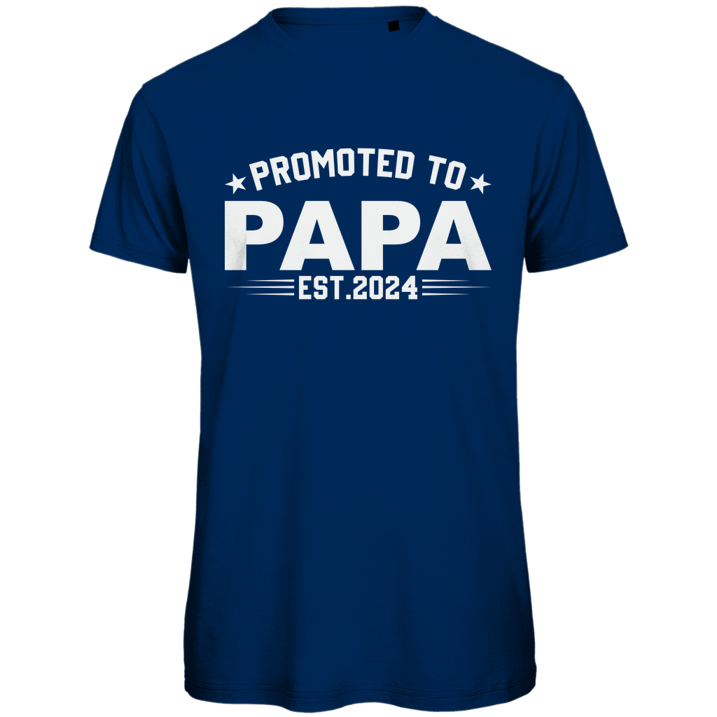 Herren Premium Bio T-Shirt Befördert zu Papa