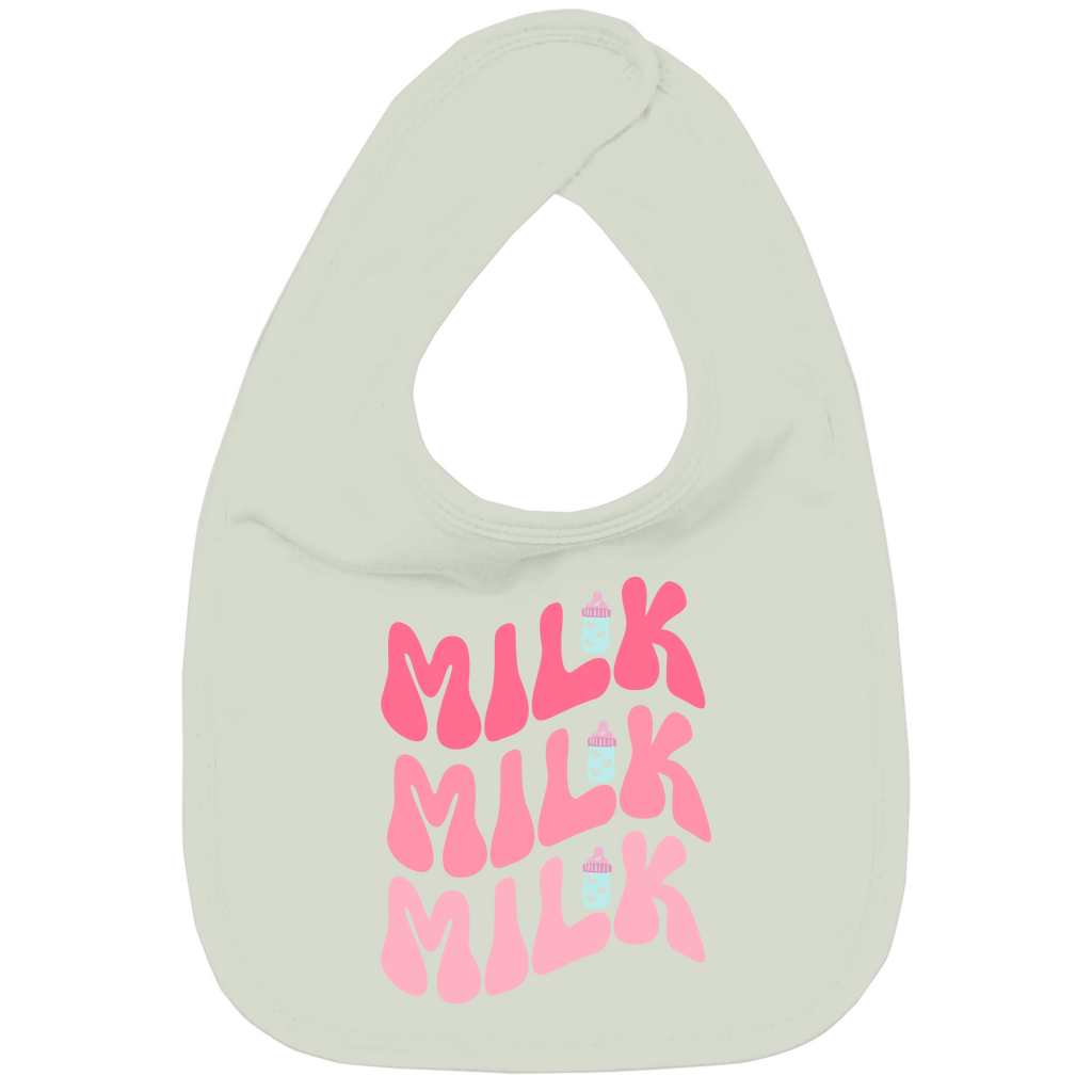 Baby Bio Lätzchen - Milch, Milch, Milch