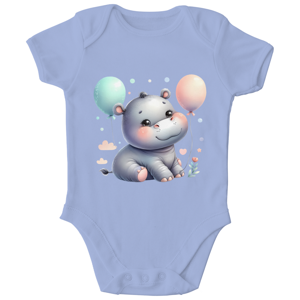 Baby Bio Body - Hippo mit Ballon