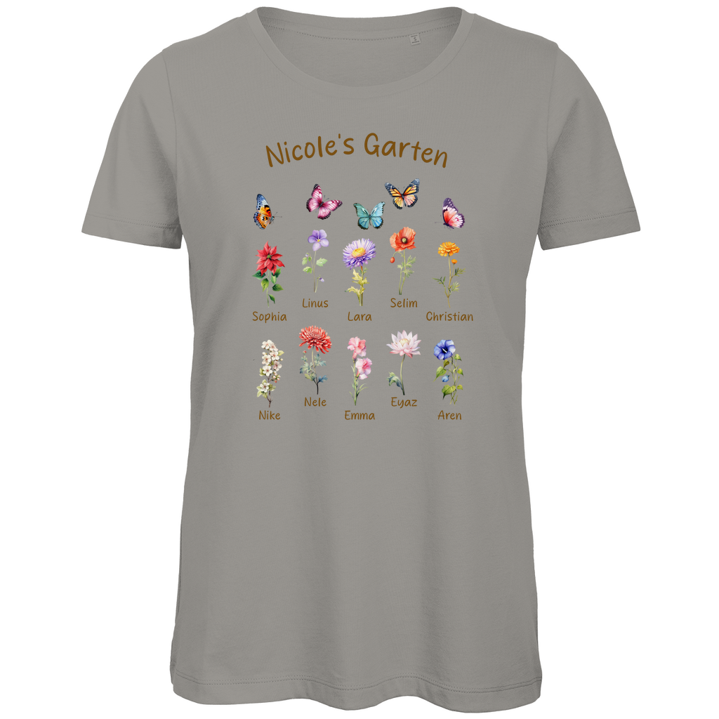 Blumengarten - Damen Premium Bio T-Shirt