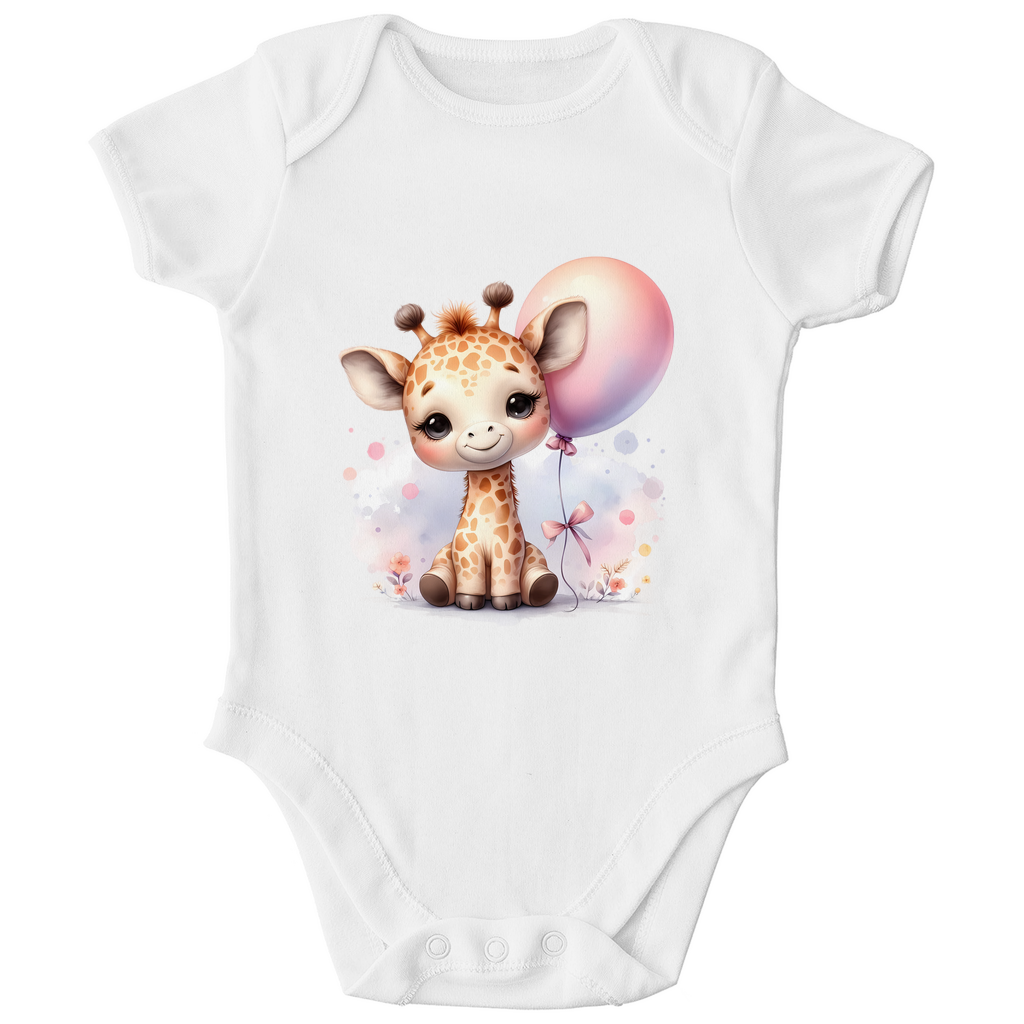 Baby Bio Body - Giraffenbaby mit Ballon