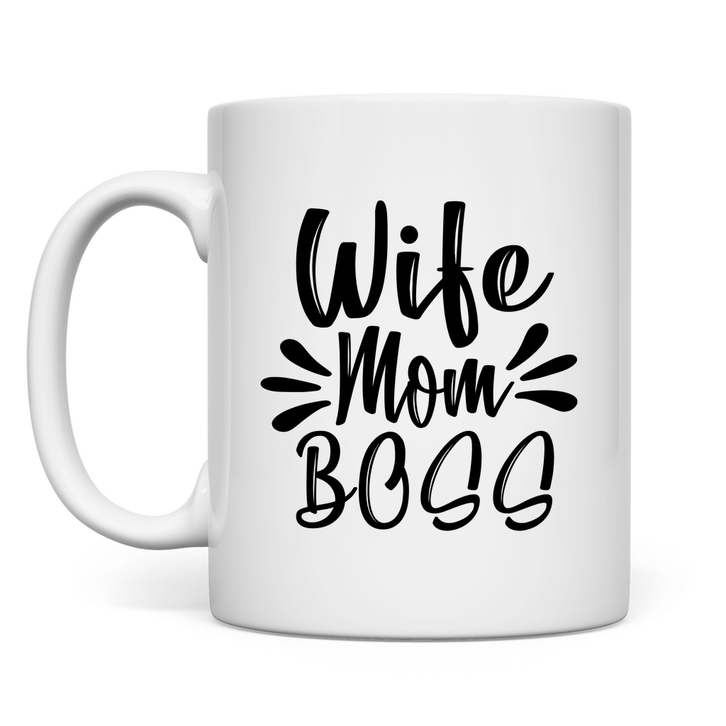 Tasse - Ehefrau, Mama, Boss