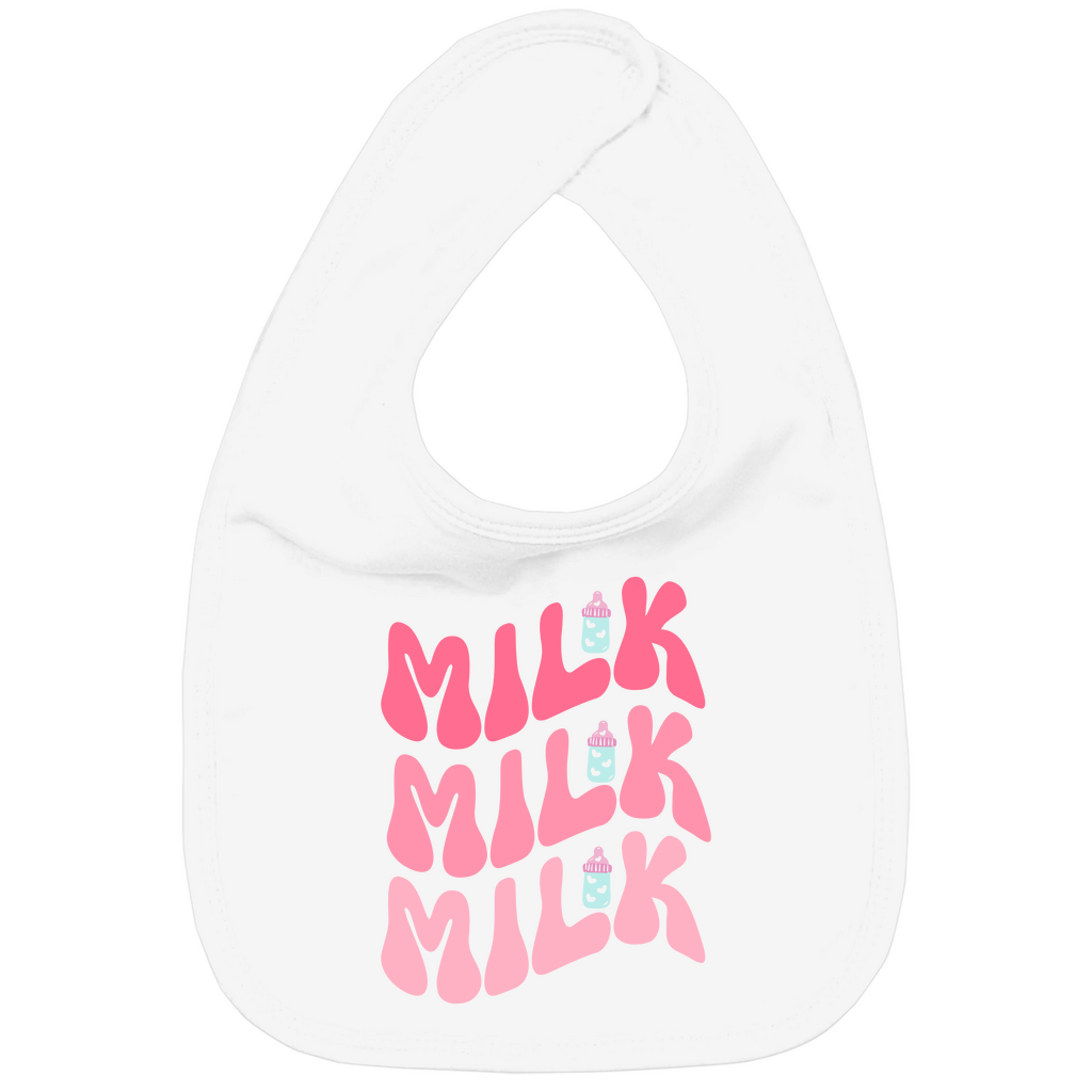 Baby Bio Lätzchen - Milch, Milch, Milch