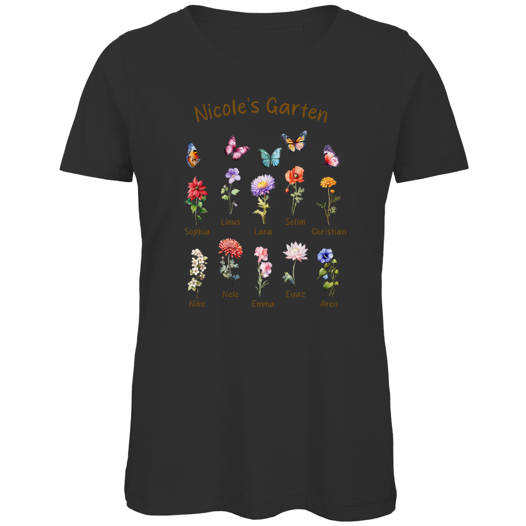 Blumengarten - Damen Premium Bio T-Shirt