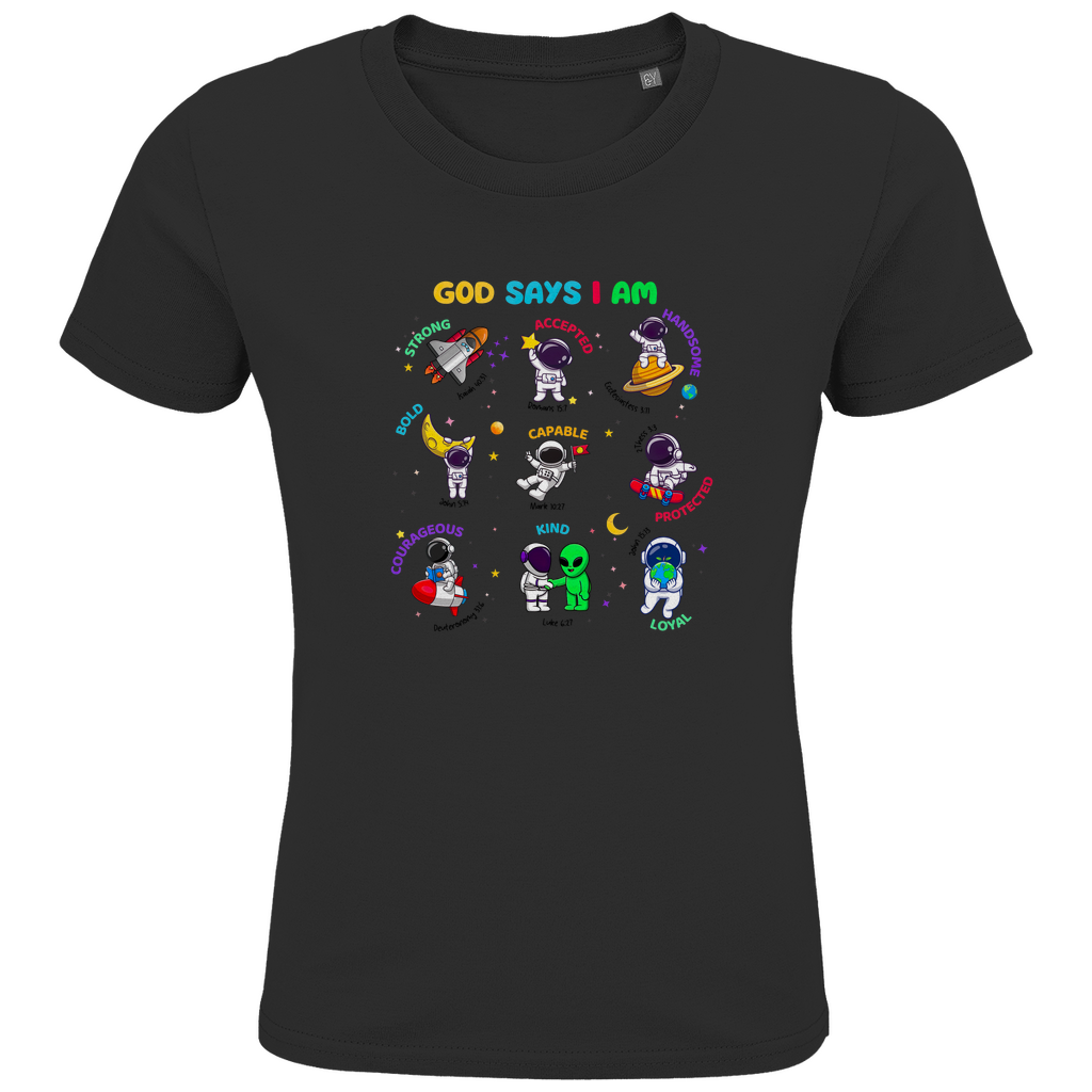 Kids Premium Bio T-Shirt Gott sagt, ich bin ...