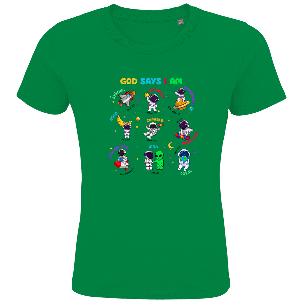 Kids Premium Bio T-Shirt Gott sagt, ich bin ...