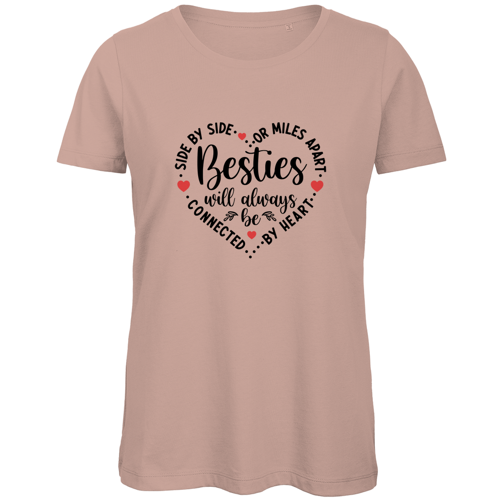 Damen Premium Bio T-Shirt Seite an Seite