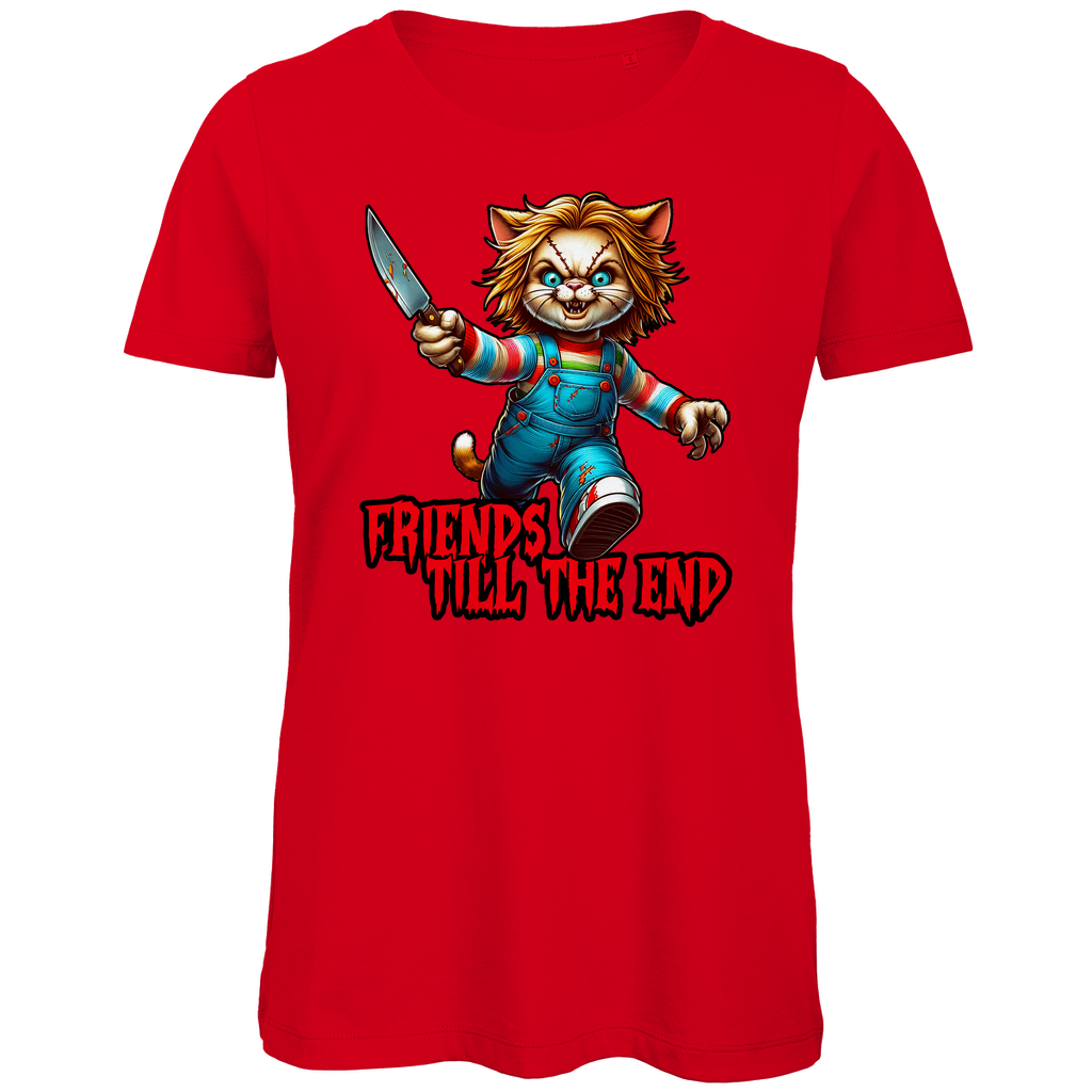 Damen Premium Bio T-Shirt Freunde bis zum Ende
