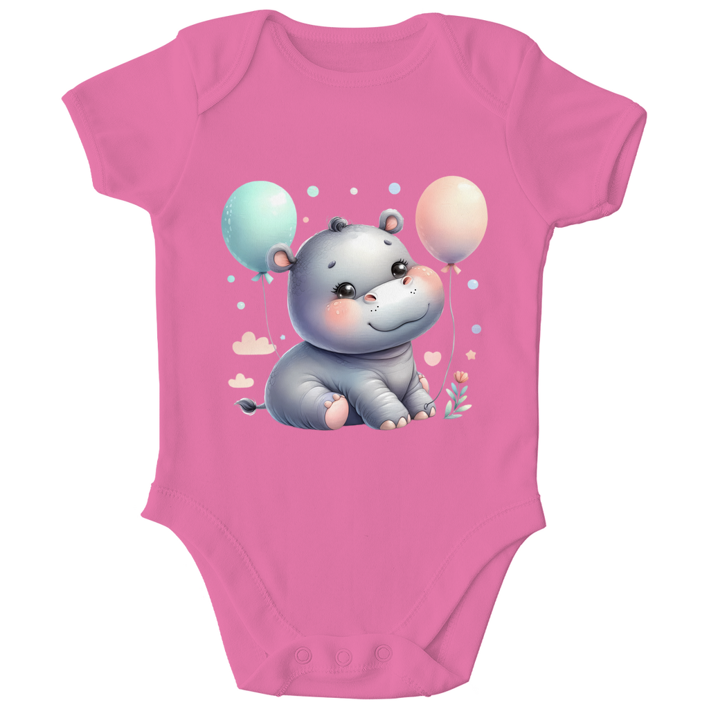 Baby Bio Body - Hippo mit Ballon