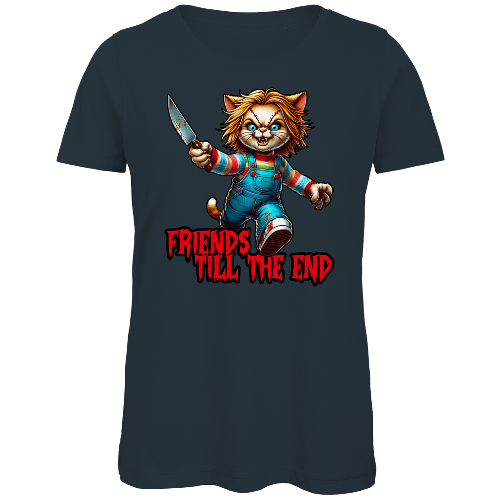 Damen Premium Bio T-Shirt Freunde bis zum Ende