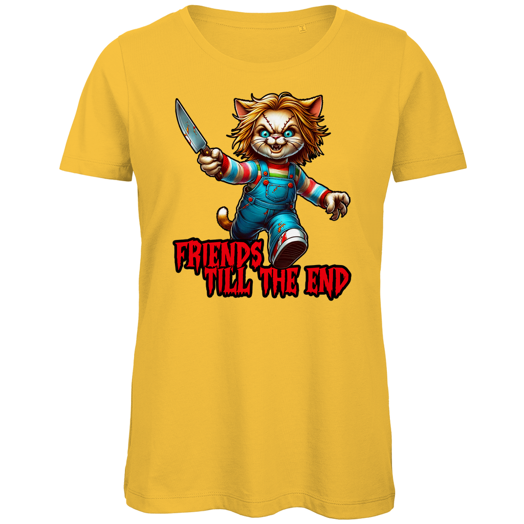 Damen Premium Bio T-Shirt Freunde bis zum Ende