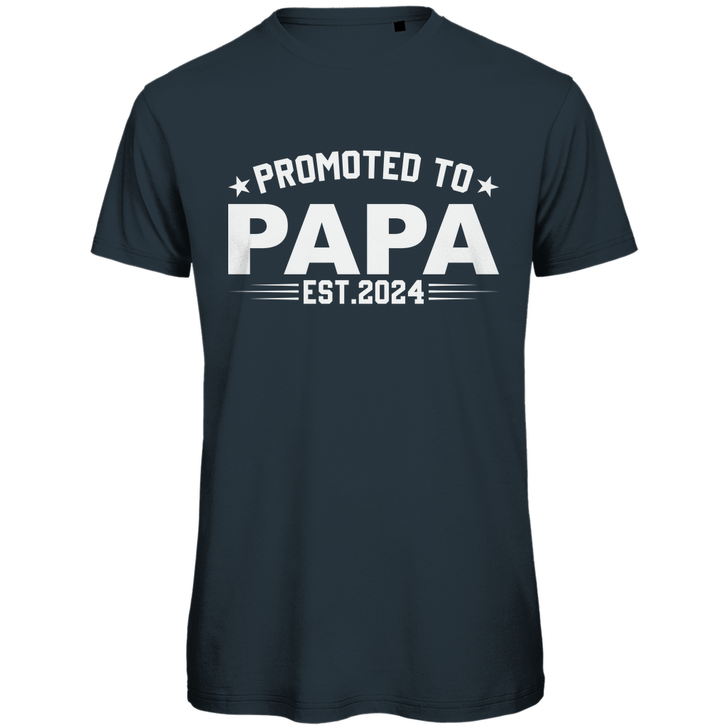 Herren Premium Bio T-Shirt Befördert zu Papa