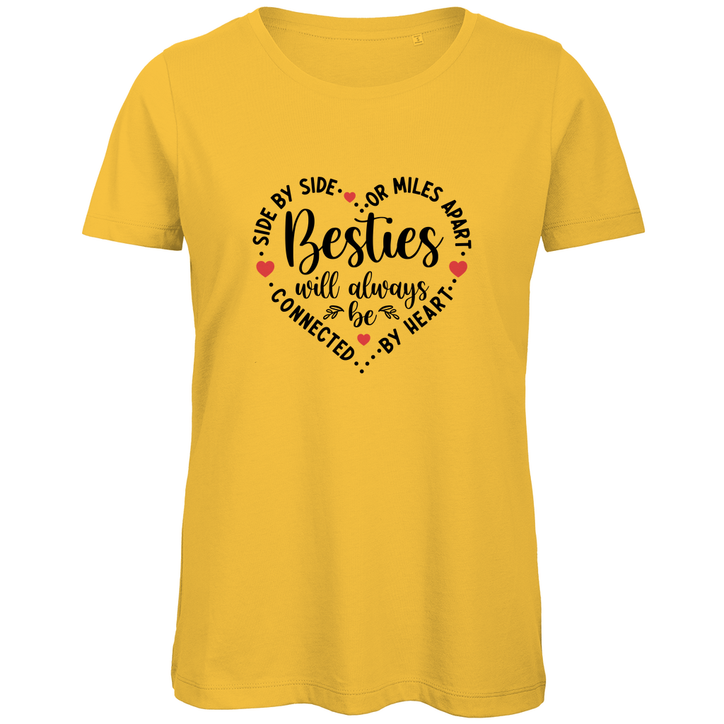 Damen Premium Bio T-Shirt Seite an Seite