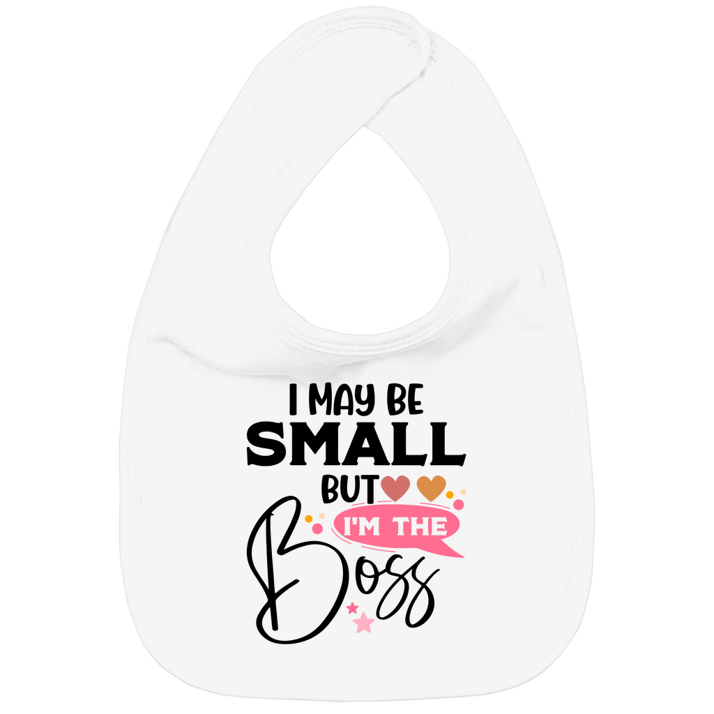 Baby Bio Lätzchen - Ich mag klein sein, aber ich bin hier der Boss