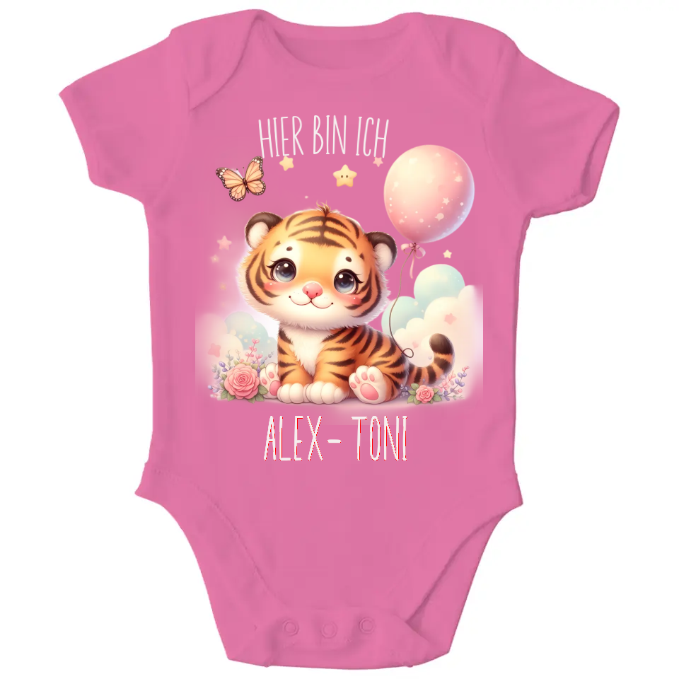 Baby Bio Body - Kätzchen mit Ballon