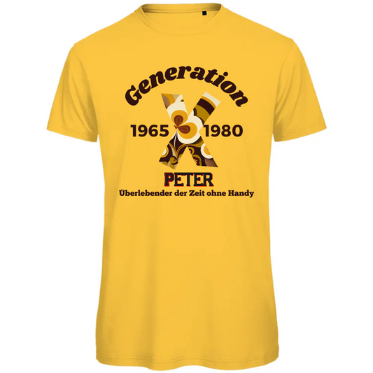 Herren Premium Bio T-Shirt Generation X