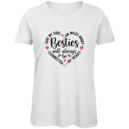 Damen Premium Bio T-Shirt Seite an Seite