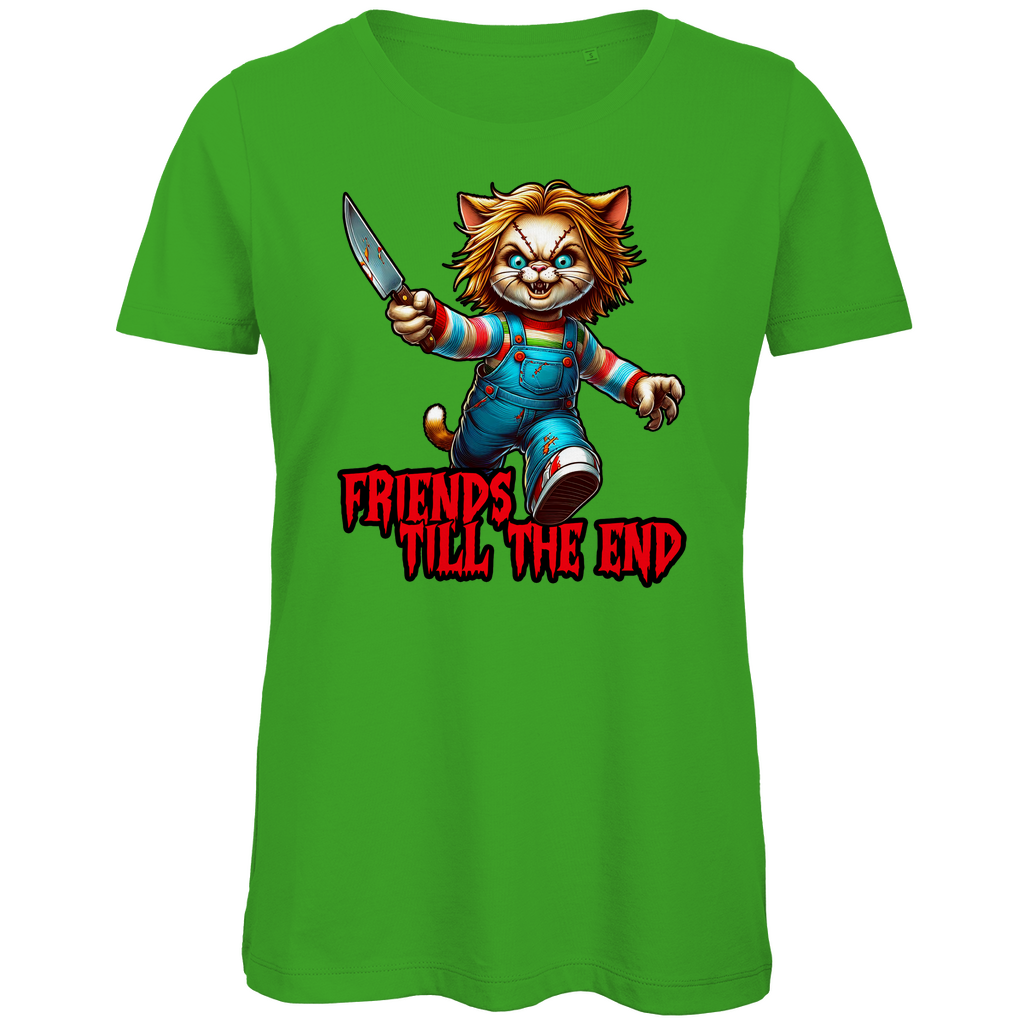Damen Premium Bio T-Shirt Freunde bis zum Ende
