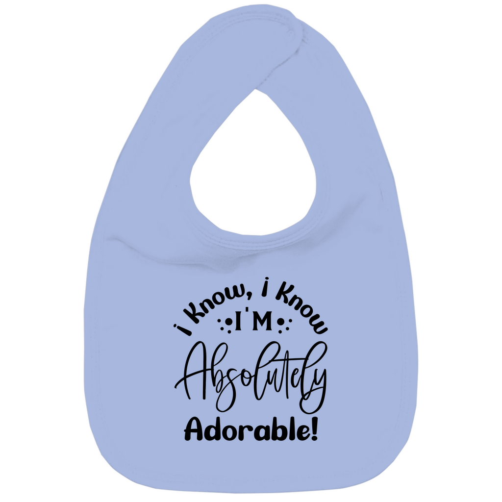 Baby Bio Lätzchen -  Ich weiß, dass ich einfach wunderbar bin