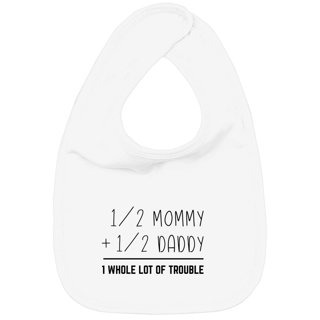 Baby Bio Lätzchen - Halb Mama, halb Papa= Chaos