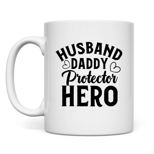 Tasse - Ehemann, Papa, Held
