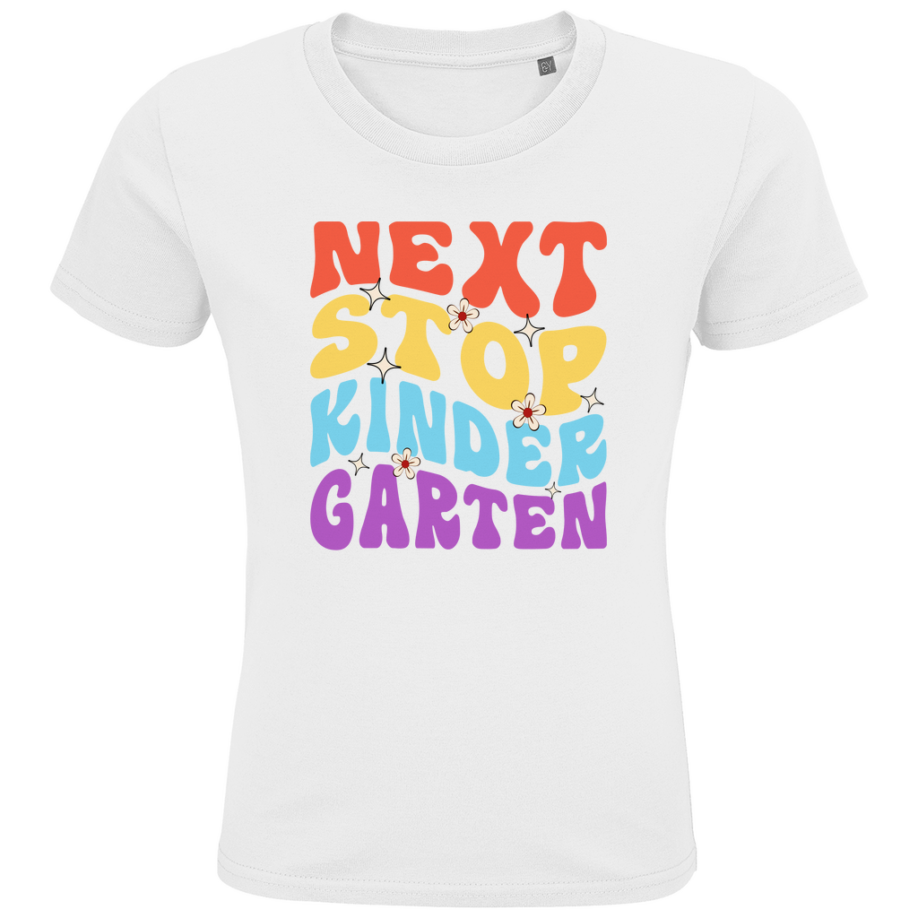 Kids Premium Bio T-Shirt Nächster Halt: Kindergarten