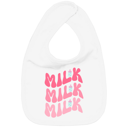 Baby Bio Lätzchen - Milch, Milch, Milch