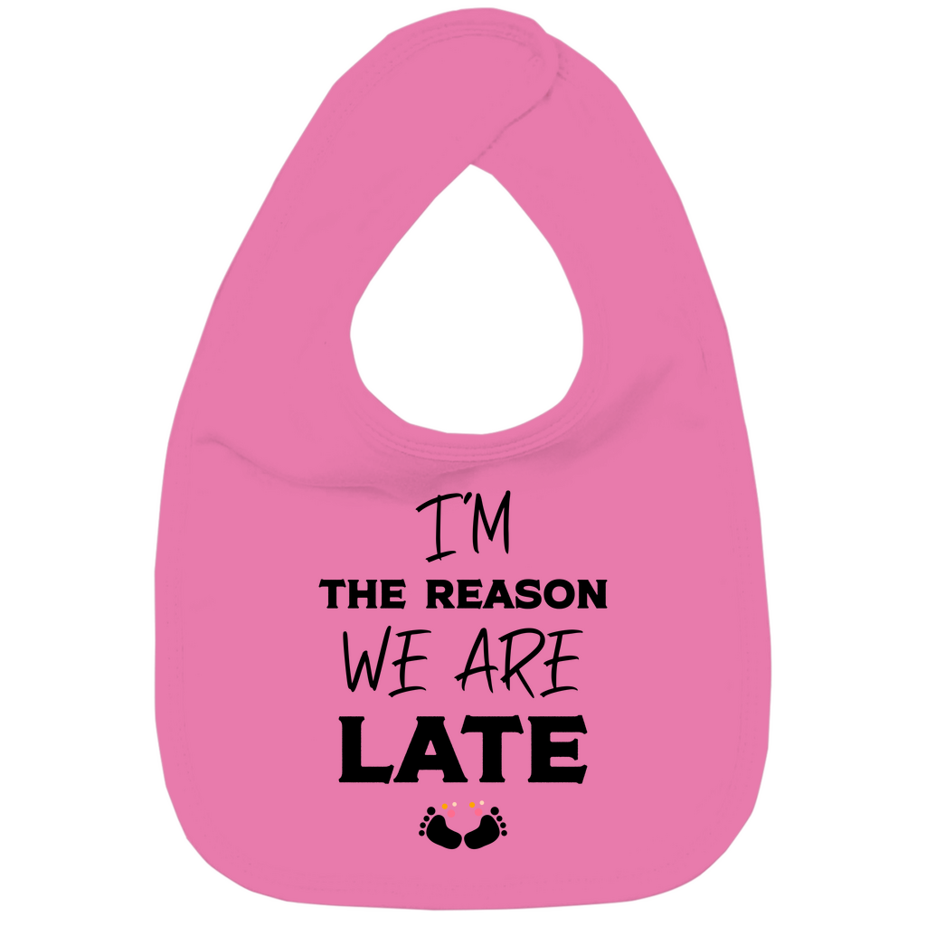 Baby Bio Lätzchen - Ich bin der Grund für die Verspätung