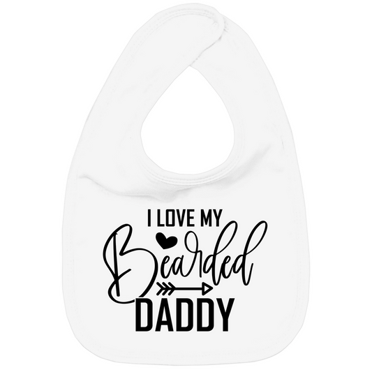 Baby Bio Lätzchen - Ich liebe meinen bärtigen Papa