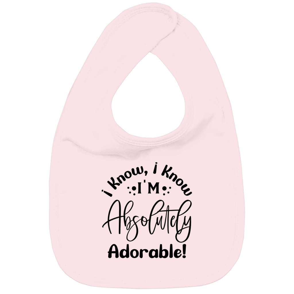 Baby Bio Lätzchen -  Ich weiß, dass ich einfach wunderbar bin